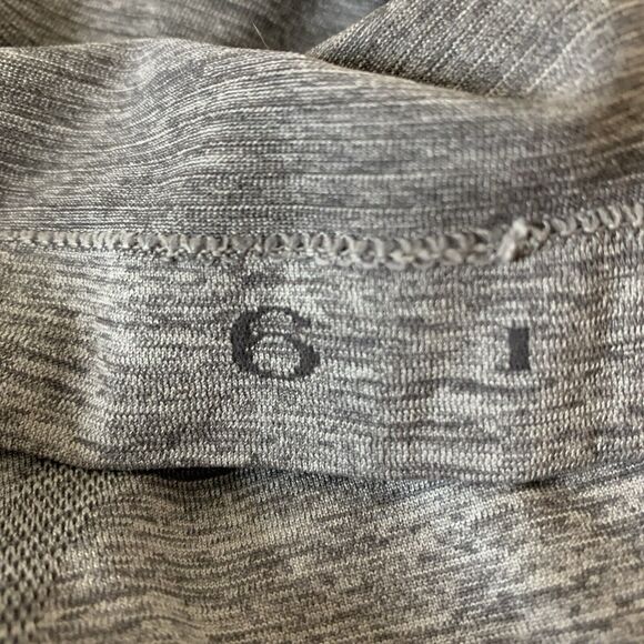 Lululemon X Peloton Swiftly Tech Gray Tank Top Sleeveless Women’s Sz 6 Athletic - Picture 7 of 7
